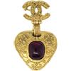 CHANEL Pre-Owned - Spilla CC 1994 - Donna - placcatura in oro - Taglia unica