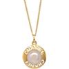 CHANEL Pre-Owned - Collana con pendente anni '80-'90 - Donna - placcatura in oro/perle - Taglia unica