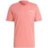 adidas TX Moun GFX Tee Maglietta da Uomo, Uomo, Maglietta, GP0018, Rosa (Rosbru), S