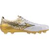 MIZUNO SCARPA CALCIO ALFA ELITE MD BIANCO ORO [22023]