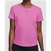 Nike W Nk One Classic Df Ss Top T-Shirt M/M Dri-Fit Rosa Donna