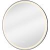 SENSEA Specchio con illuminazione integrata bagno tondo SENSEA L 80 x H 80 x P 3 cm grigio / argento