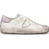 Philippe Model Sneakers Donna Philippe Model Paris In Pelle Bianca e Verde Acqua art. PRLD WX34