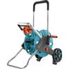 Gardena Carrello per Tubi Flessibili, Capacità Fino a 60 m, Stabile, Struttura in Metallo, Fermo Antigoccia, Installazione Senza Attrezzi, Senza Camera D'Aria, CleverRoll M Easy