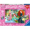 Ravensburger Italy- Disney Princess Puzzle da 2x12 Pezzi, 07620