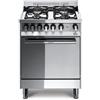 Lofra M65GV Cucina Gas 4 Fornelli con Forno Elettrico/Gas da 60 cm Acciaio inossidabile