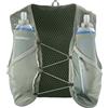 Salomon Active Skin 8 Gilet Idrici Unisex con Borracce per Idratazione Trail Running Escursionismo MTB Incluse, Facilità di Idratazione, Fit preciso, Tasche e scomparti ottimizzati, Nero, L