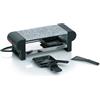 kela Mini Raclette con piastra in pietra, Raclette per 2 persone SPLÜGEN, acciaio con rivestimento antiaderente, pietra calda, 400 Watt, Raclette per 1 persona