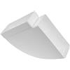 Repa Market 220 x 90/220 x 90 mm Curva per Ventilazione 90° Gomito Piatto ABS Bianco - Rettangolare Aria Aspirazione Scarico Cappa per Cucina, Bagno - Aerazione Rettangolari Canalina, Tubo