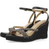 GIOSEPPO Menfi, Sandalo Espadrillas con Zeppa Donna, Argento, 39 EU