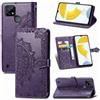 Fertuo Cover per Realme C21Y / C25Y, Custodia Portafoglio a Libro in Pelle Flip Cover con Porta Carte, Chiusura Magnetica [Disegni di Mandala] Case Antiurto per Realme C21Y / C25Y, Viola