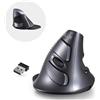 DeLUX Mouse Verticale Wireless, Mouse Ergonomico Ricaricabile, Silenzioso Mouse con Poggiapolsi Rimovibile, Multi-Dispositivo 2,4GHz, Bluetooth, 3 DPI Regolabile (800/1200/1600), 6 Pulsanti (618G DB)