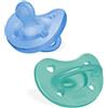 CHICCO GOMMOTTO SILICONE AZZURRO 16-36 MESI 2 PEZZI