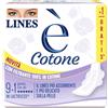 Fater LINES E' COTONE ALI ASSORBENTE ESTERNO 9 + 1 PEZZI