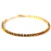 LR Wonder Company BRACCIALE DORATO CRISTALLI DIAMANTE