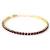 LR Wonder Company BRACCIALE DORATO CRISTALLI RUBINO