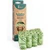 Biosave Sacchetti per Cani, 180 Sacchetti Ecologici Igienici Compostabili Biodegradabili per la raccolta della Cacca dei Cani, Spessi Resistenti non Lasciano Cattivi Odori Misura Bustine 23x30cm Spessore 17my