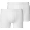 Schiesser Confezione da 2 Boxer Pantaloncino, Bianco, 140 cm Bambini e Ragazzi