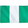 Runesol Bandiera Nigeria, 91x152cm, 3ft x 5ft, 4 Occhielli, Occhiello in Ogni Angolo, Repubblica della Nigeria, Bandiera Nigeriana, Interno, Esterno,