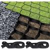 GIONAR 2 PCS 15m² Stabilizzatore Ghiaia Geogriglia, Stabilizzatore de Ghiaia per Ghiaia/carrabile/muri di Sostegno, Griglia in Geocell Plastica Flessibile Espandibile Lastra da Giardino