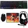 Konix Pacchetto accessori da gioco per PC Drakkar Rogue - Cuffie - Tastiera AZERTY a 105 tasti - Mouse - Tappetino per mouse Viking