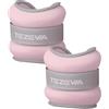 Ikaif Versatile Set di Pesi per Caviglie E Polsi per Uomini, Donne E Bambini - Comodi Pesi A Sacco per La Palestra, Il Fitness, La Corsa, La Camminata (3KG Pair = 2 * 1.5KG (Not for Wrist),Rosa)