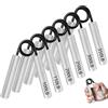 TOOSOAR® 6 Pezzi Metal Hand Grip, Allenamento Avambraccio Utensile 100LB-350LB, Avambracci Attrezzi Allenamento per la Forza di Presa Pesante, per Appassionati di Fitness e Principianti