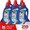 Omino Bianco - Detersivo Lavatrice Liquido Color+, 210 Lavaggi, Specifico per Capi Colorati, Tecnologia Salva i Colori e Cattura il Grigiore, 1400 ml x 6 Confezioni