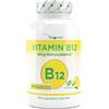 Vit4ever Vitamina B12 Vegan - 365 pastiglie al gusto di limone - Premium: Metilcobalamina attiva - Alto dosaggio