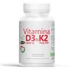 Hyper Vitamina D3 K2 Massimo Dosaggio Consentito - Benessere di Denti, Articolazioni, Ossa e Sistema Immunitario - Integratore Vitamina D e Vitamina K2-120 Compresse Prodotto in Italia