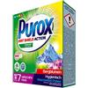 PUROX Detersivo in polvere PUROX COLOR (71 WL) in una scatola di detersivo da 5 kg