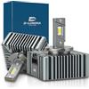 D-Lumina D5S LED Lampadine LED per auto a prova di errore 100% Canbus 90W 18000LM Sostituisci lampadine allo xeno HID OEM Plug and Play - 2 lampade