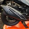 labelbike - Adesivo 3D Moto Marmitta Protezione e Decorazione in Resina compatibile con Honda Forza 350 2022-2024