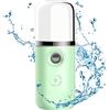 mimika Vaporizzatore viso - Handy Handheld Portable Facial Nano Mister Sprayer | vapore facciale ricaricabile USB per extension ciglia, cura della pelle, idratazione viso e viso Mimika