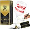 Aurìca Aurica Calice Vino Personalizzato SUPER MADRINA - Regalo Perfetto Per Una Madrina Speciale Pronta A Brindare Con Stile! Bicchiere Piegato Sorprendente Originale E Affettuoso Con Scatola Regalo Inclusa