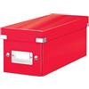Leitz WOW Gamma Click & Store Scatola portaoggetti rossa, 60410026
