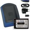 mtb more energy Batteria + Caricabatteria (USB/Auto/Corrente) BP1900 per Samsung Smart Camera NX1 NX-1 (7.4V - 1600mAh - con INFOCHIP)
