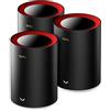 CUDY AX3000 2,5G Sistema di mesh Wi-Fi 6 Wi-Fi 6, 2,5 g WAN, Backhaul Ethernet, Ideale per 1Gig+ Internet, Wireguard, OpenVPN, Zerotier, CloudFlare, DDNS, 2023 Rilascio M3000 3-Pack