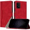 JayModCase Custodia per Samsung Galaxy A91 / S10 Lite /M80S,Flip Custodia Portafoglio Caso Libro con Magnetica | porta carte di credito | Supporto Stand - Rosso