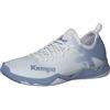 Kempa Wing Lite 2.0 Women, Scarpe da Pallamano Donna, Weiß/Lake Blau, 44 EU, Weiß Lake Blau, 44 EU