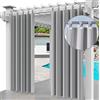 Ferocity Tenda per esterni impermeabile 220 x 155 cm impermeabile per patio portico anteriore pergola per giardino cortile balcone (1 pezzo) Grigio [129]