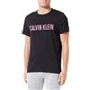 Calvin Klein S/S Crew Neck 000NM1959E Maglietta, Nero (Black W/Fuchsia Rose), M Uomo