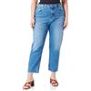 MUSTANG Style Charlotte Tapered Jeans, Blu Medio 582, 31W x 32L Donna