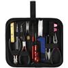 Kulannder Kit di Strumenti per la Creazione di Gioiellis, 22 Pcs Custodia per Strumenti di Riparazione dei Gioielli con Pinze, Taglierine, Forbici, Set per Creare Gioiellis per i Gioielli Fatti a Mano