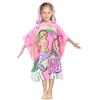 JORAKI Poncho da Bagno per Bambini, Asciugamano da Spiaggia per Bambini Teli Mare Accappatoio con Cappuccio per Ragazze Ragazzi Bambini Asciugamano 6-14 Anni