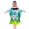 JORAKI Poncho da Bagno per Bambini, Asciugamano da Spiaggia per Bambini Teli Mare Accappatoio con Cappuccio per Ragazze Ragazzi Bambini Asciugamano 6-14 Anni
