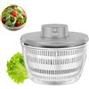 Ulable Centrifuga Automatica per Insalata, USB, Senza Fili, 4000 ml, per Frutta, Verdura, insalatiera, per servire, drenaggio rapido, Aiuto da Cucina in Colori alla Moda, Lunga disponibilità, Argento