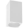 Kovalmax® Portafaretto da soffitto in gesso attacco gu10 porta faretto a cubo bianco plafoniera