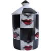 ROTOOY Lina Cavalieri - Vasetto in ceramica per aromaterapia, portacandele, bottiglie decorative per la casa, barattoli decorativi (C7)