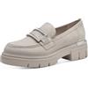 MARCO TOZZI Mocassini Donna con Tacco con Zeppa Vegani, Beige (Dune), 41 EU